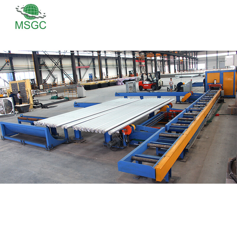 Mesin pemotongan bilet aluminium automatik