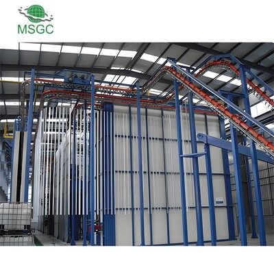 Линия вертикального порошкового покрытия