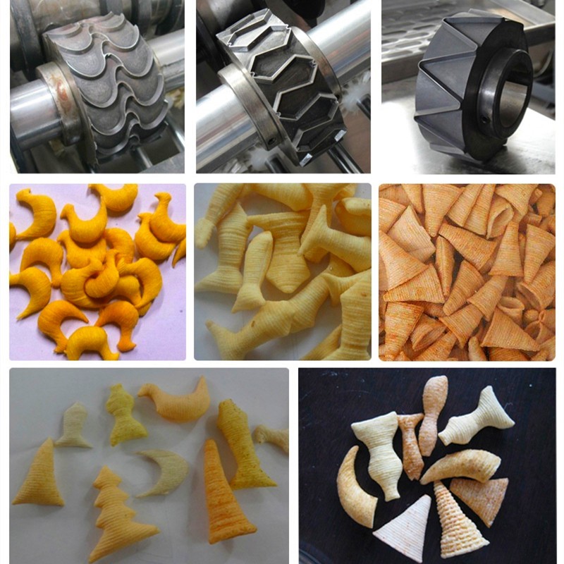 fried bugles chips production line
