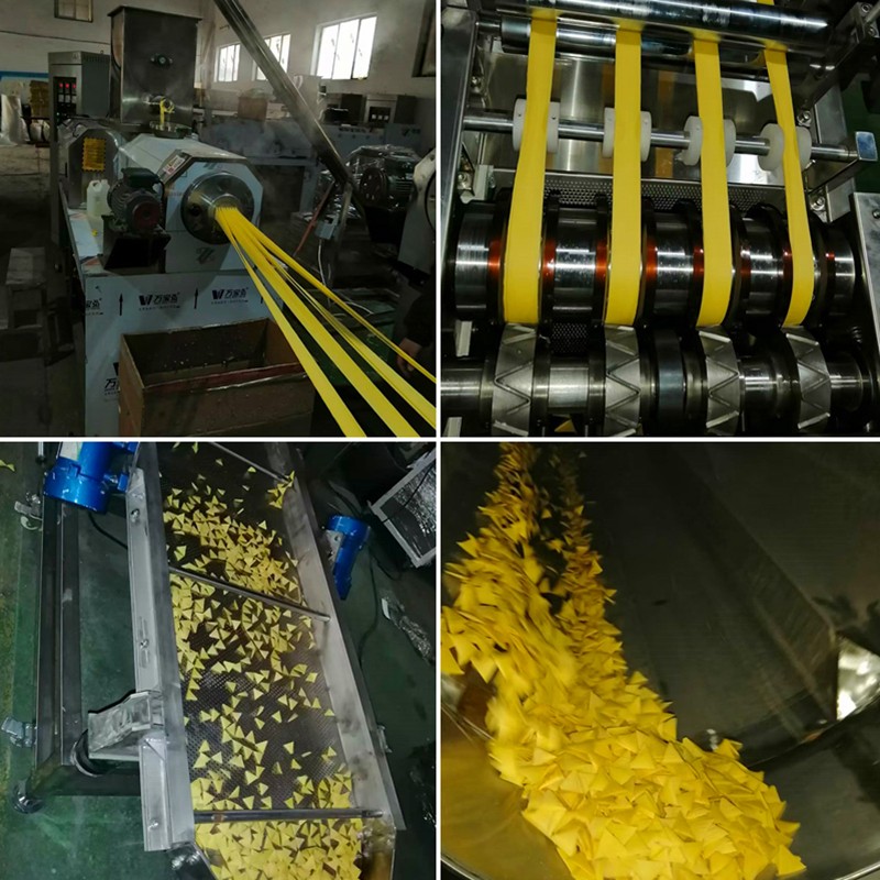 fried wheat flour snack production line
