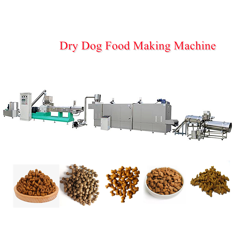 Machine de fabrication de nourriture pour chiens sèches