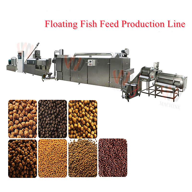 Ligne de production flottante des poissons
