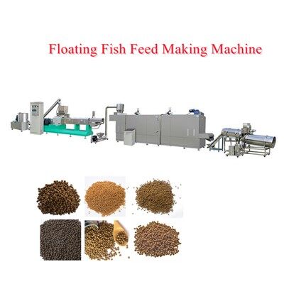 떠 다니는 생선 사료 제조 기계