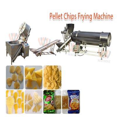 Línea de frito de pellets de bocadillo