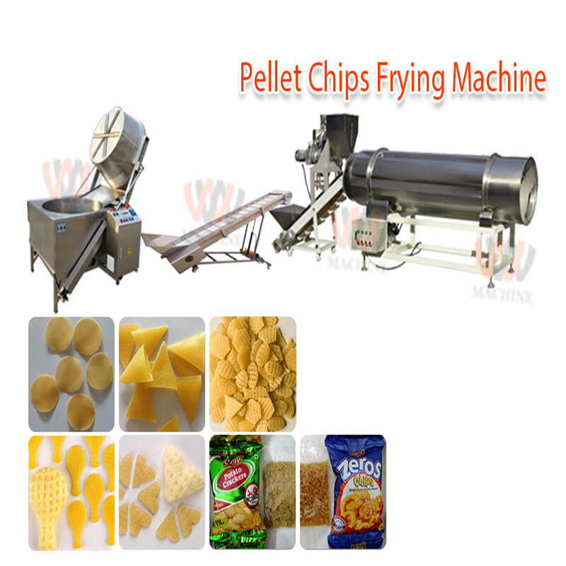 Snackpellet -Frittierlinie