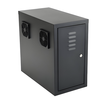 Recinto de metal al aire libre