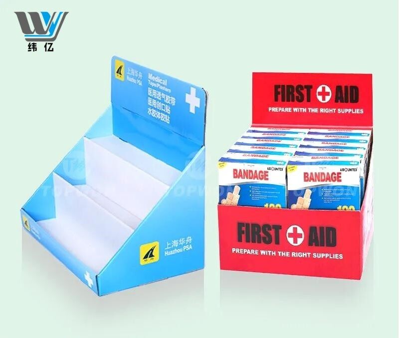 Injection molded display racks for retail use