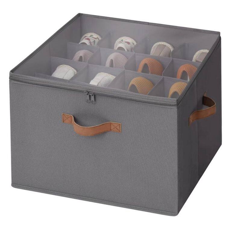 Caixa d'emmagatzematge de sabates plegable