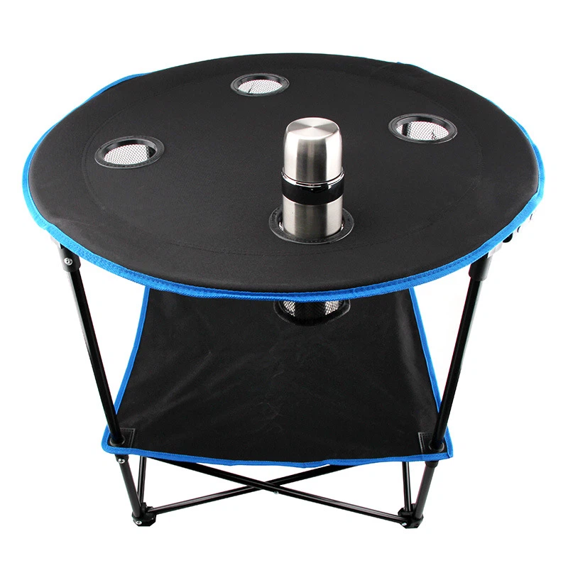 Кръгла маса за сгъване на открито