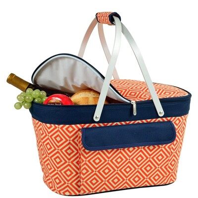 इंसुलेटेड फोल्डिंग पिकनिक टोकरी