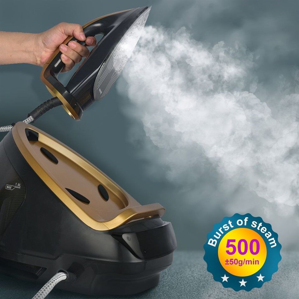 LED Touch Display Steam Station Iron