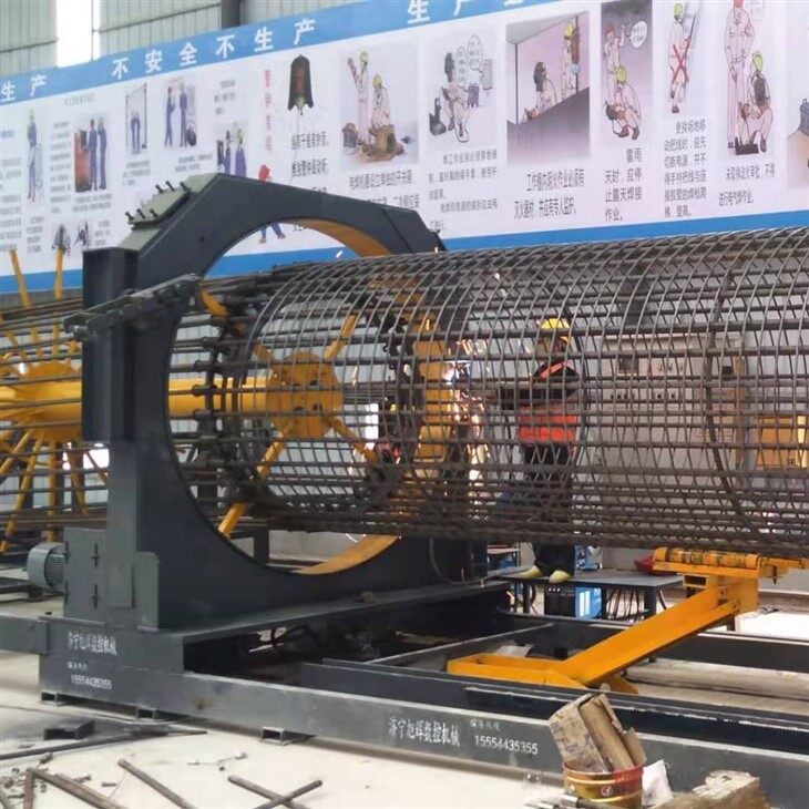 Máquina de soldadura con laminación de jaula de acero CNC