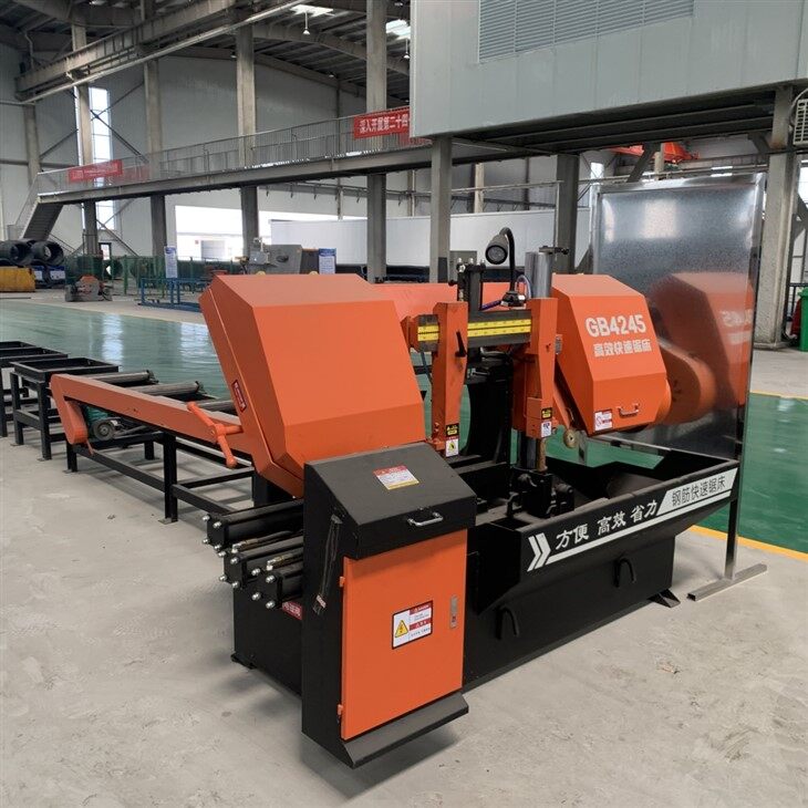 Máquina de aserración de barra de acero completamente automática