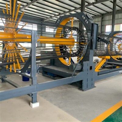 Máquina de rodar de jaula de barra de acero CNC