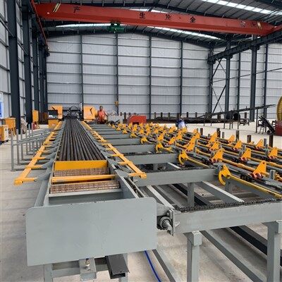 Acélbár végkezelő gyártó vonal