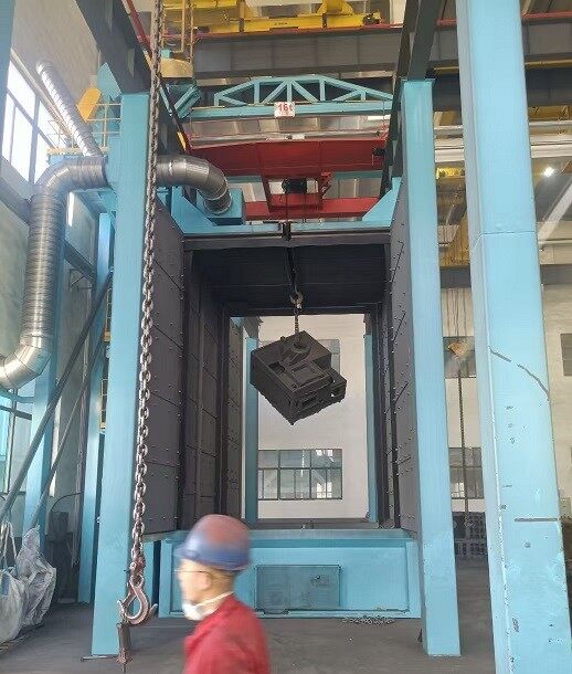 Skutt sprengningsmaskin for støping