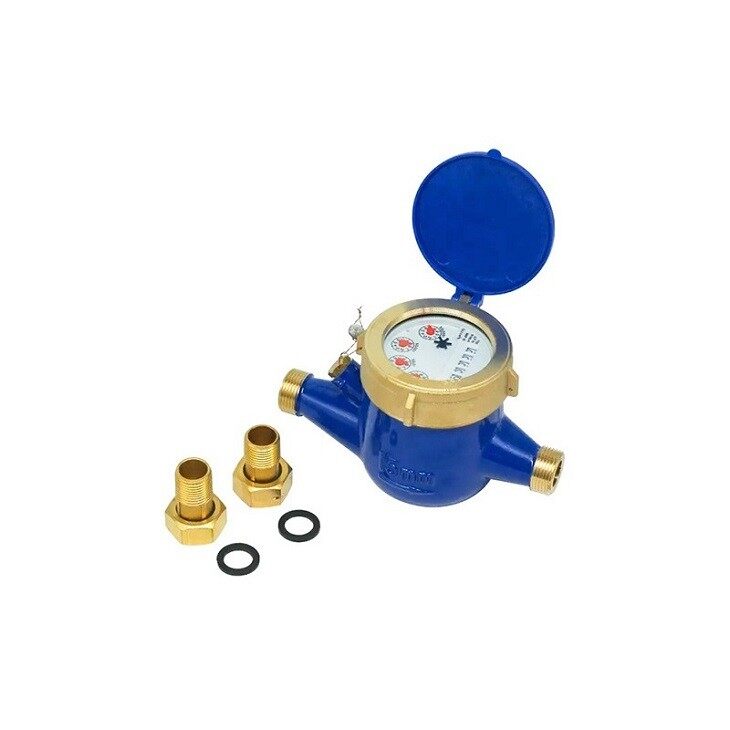 Brass Shell Dry Type Multi Jet Water Meter factory