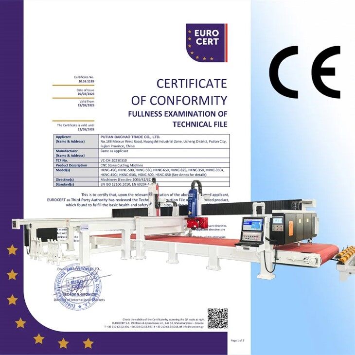 Automatic CNC Bridge Saw Machine Line suppliers