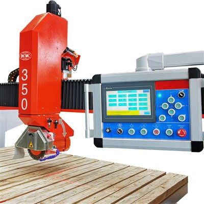 Kőél profilozó gép