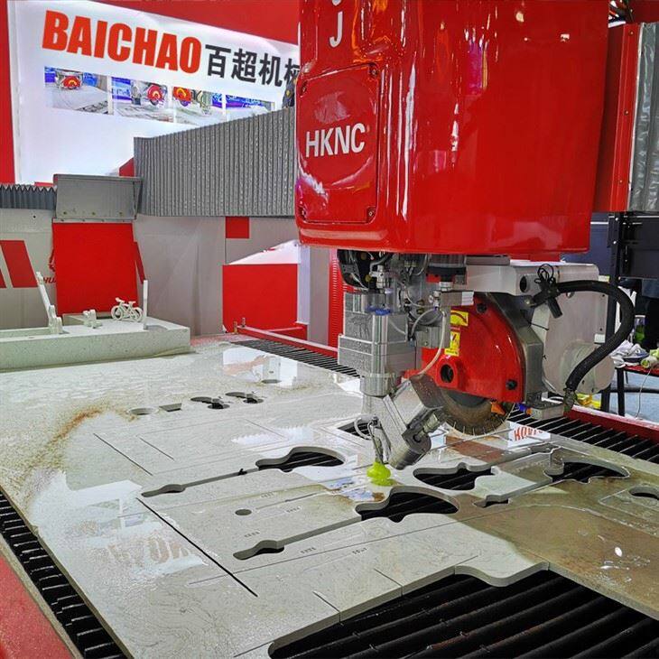 Stone saw jet cutting