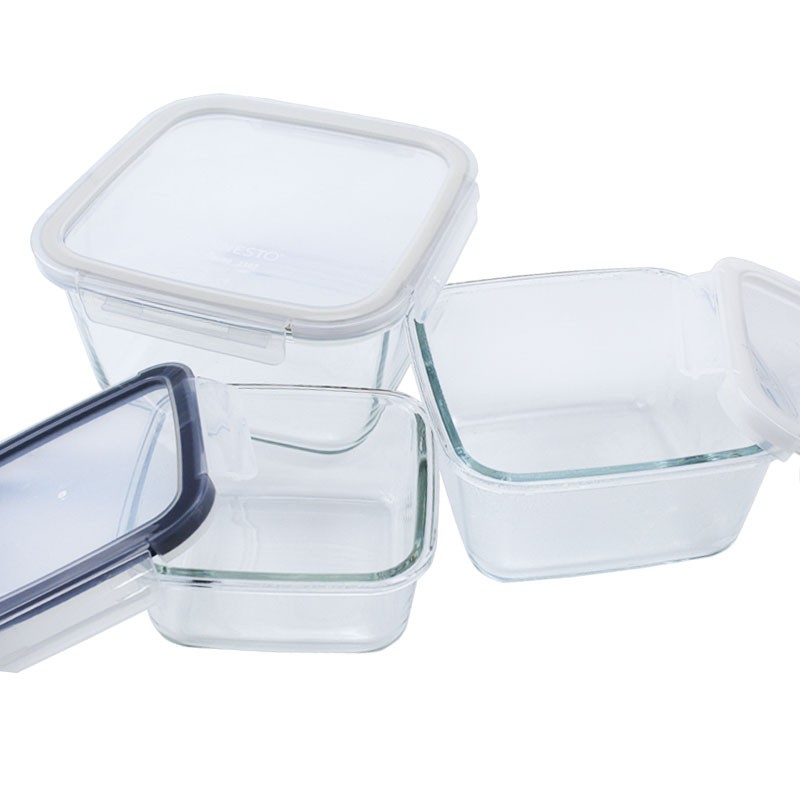 High Borosilicate Glass Storage Container factory