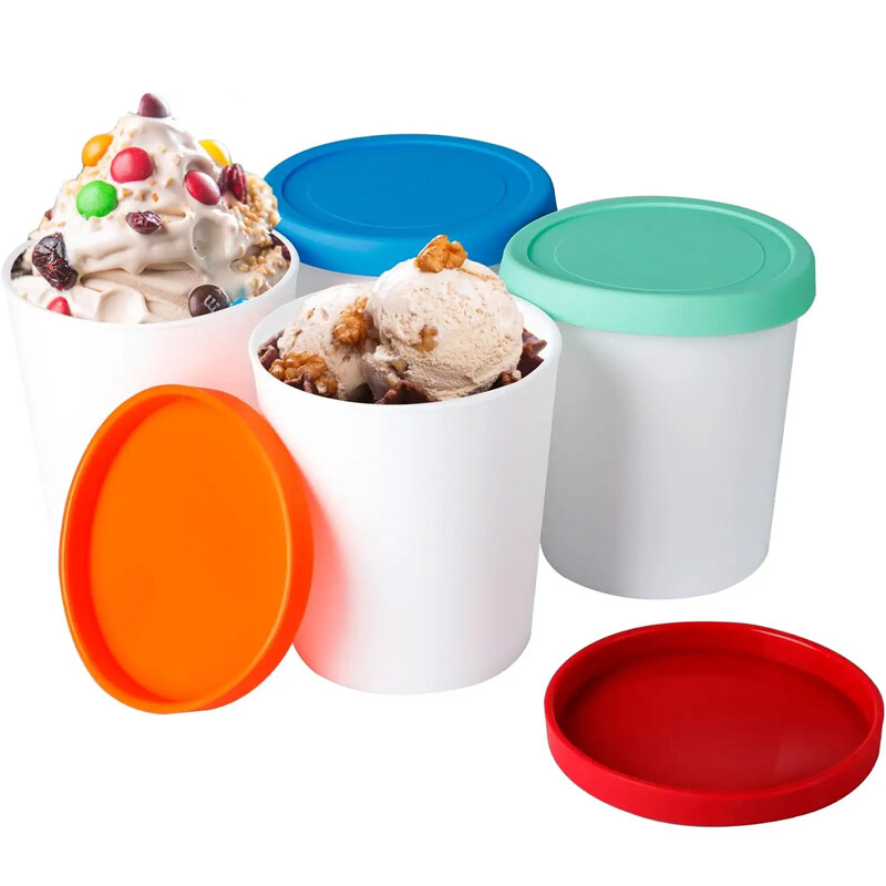 Round Ice Cream Container
