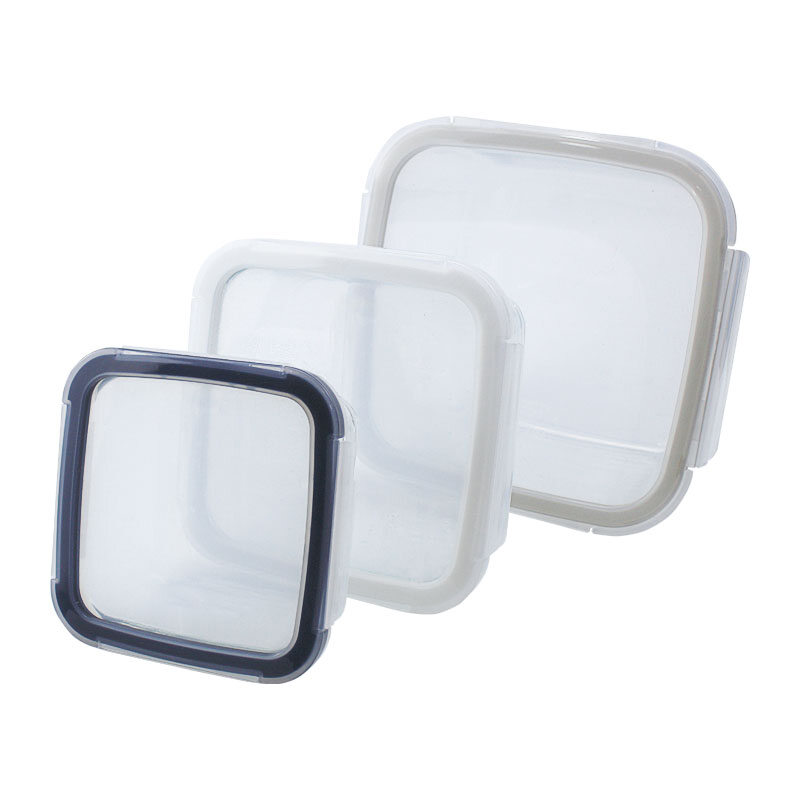 Square Glass Food Container