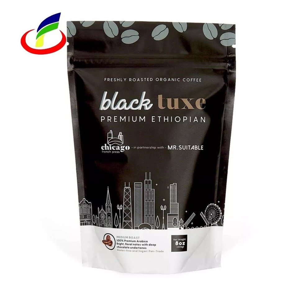 Black Stand Up Pouch factory