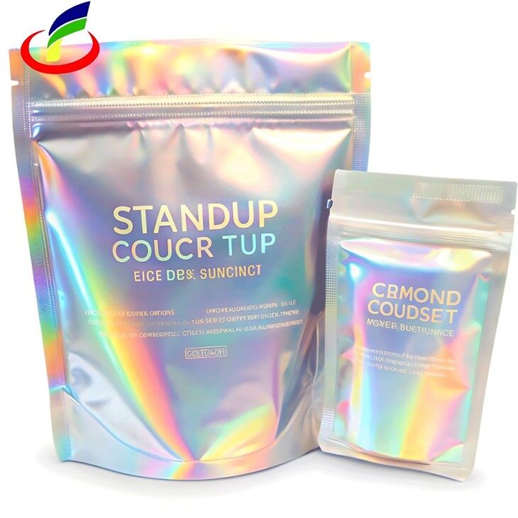 Plastic stand up pouch med ziplock