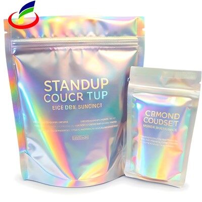 Bolsa de plástico de pie con Zipllock