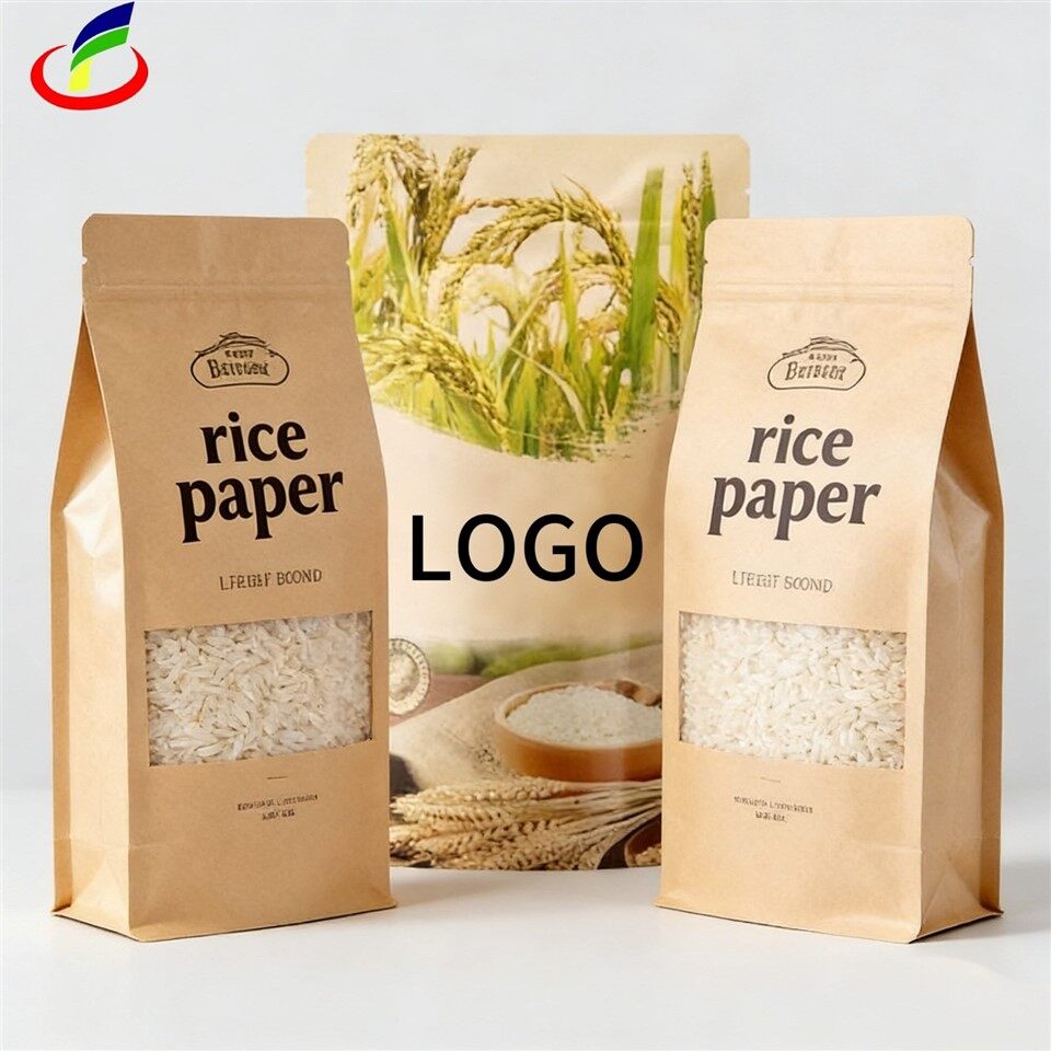 Rice Paper Stand Up Pouches factory