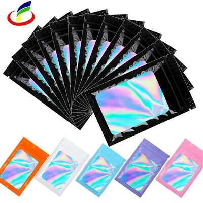 3-side Seal Pouches with Transparent Window