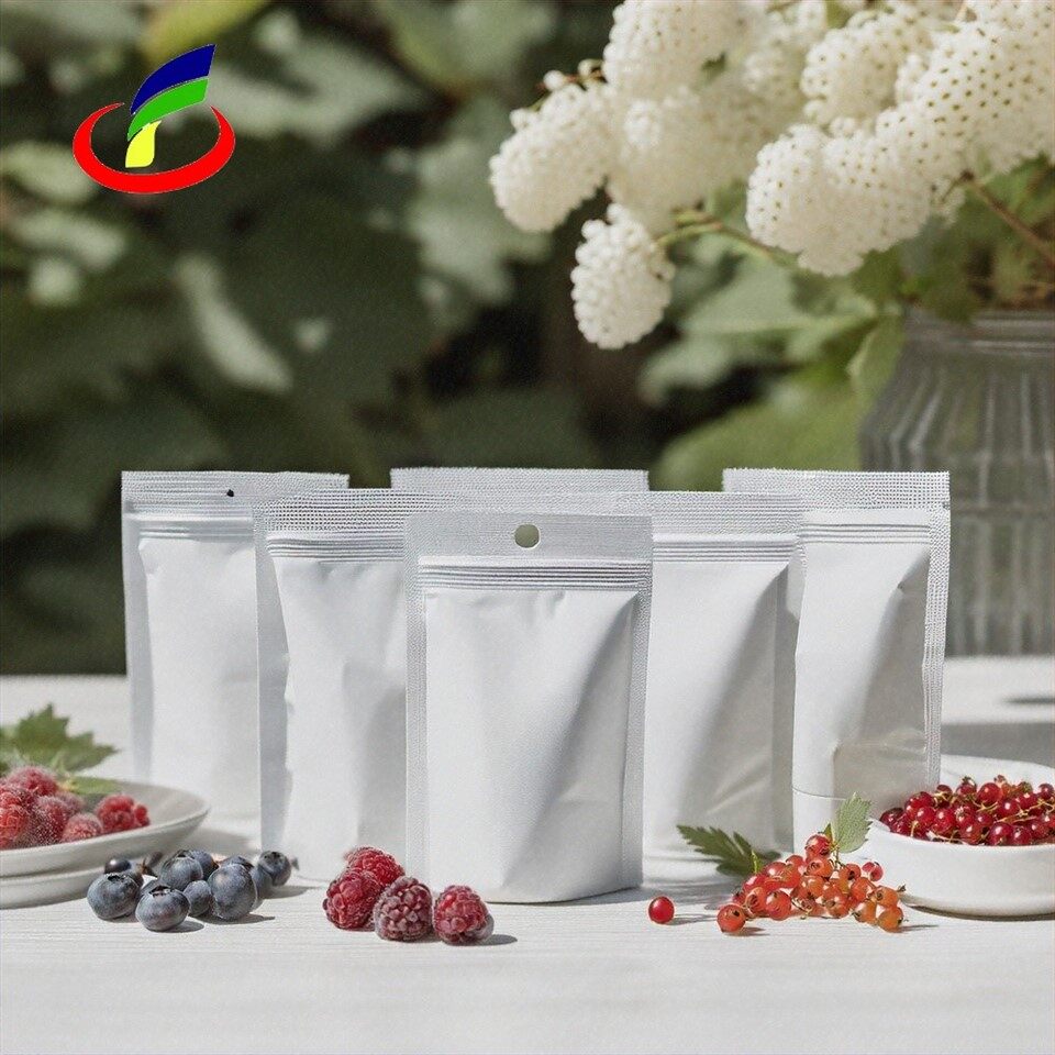 White Stand Up Pouch