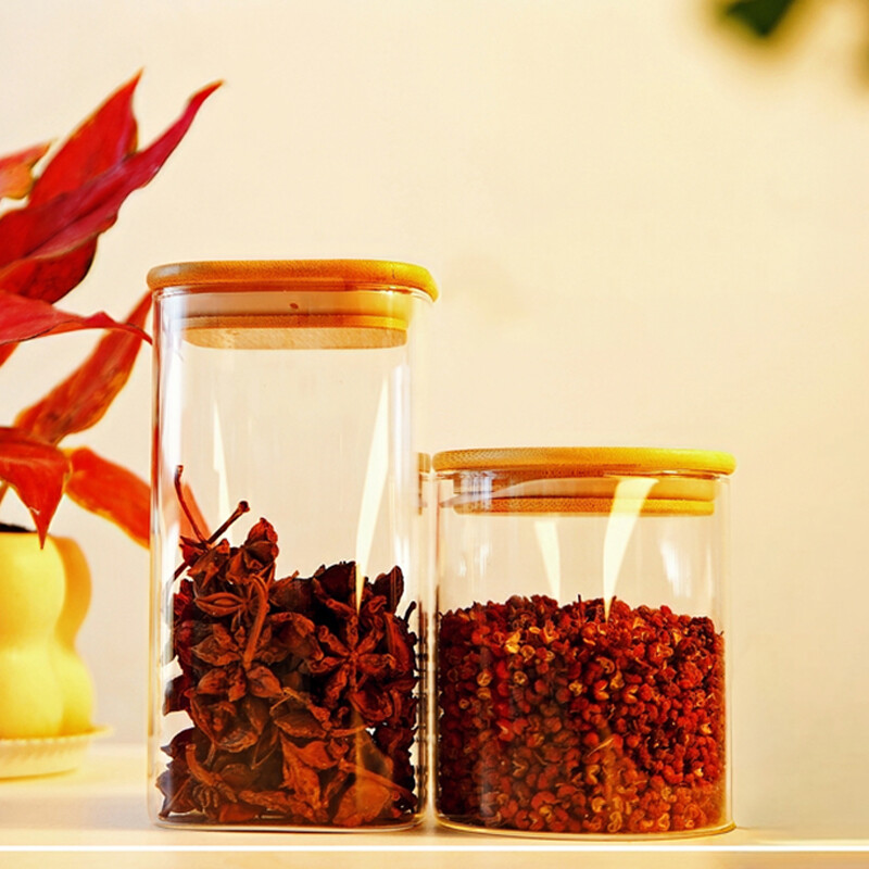 Borosilicate Clear Glass Jar