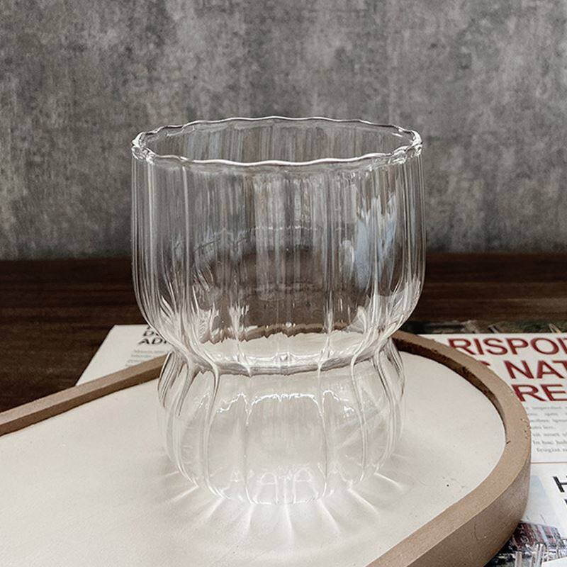 Varmebestandig stripete glasskopp