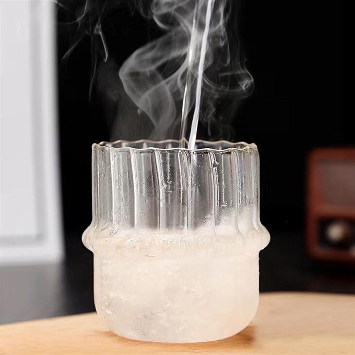 Borosilicate tsaw ai retro coffee muk tawng