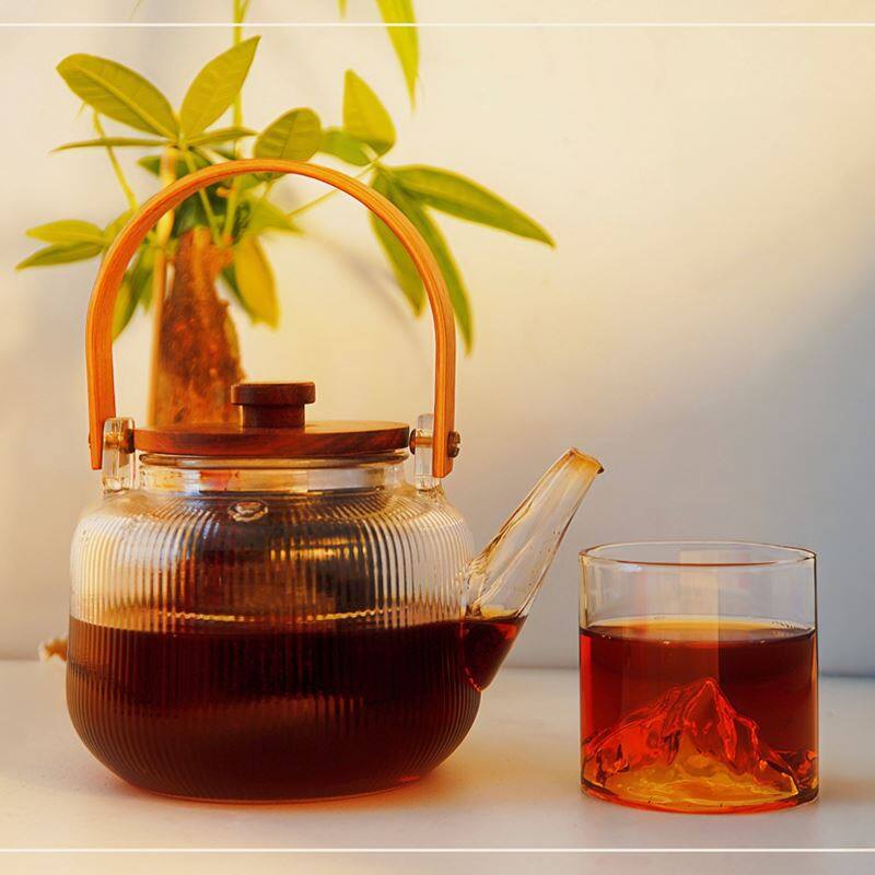 Borosilicate tsaw ai Teopot