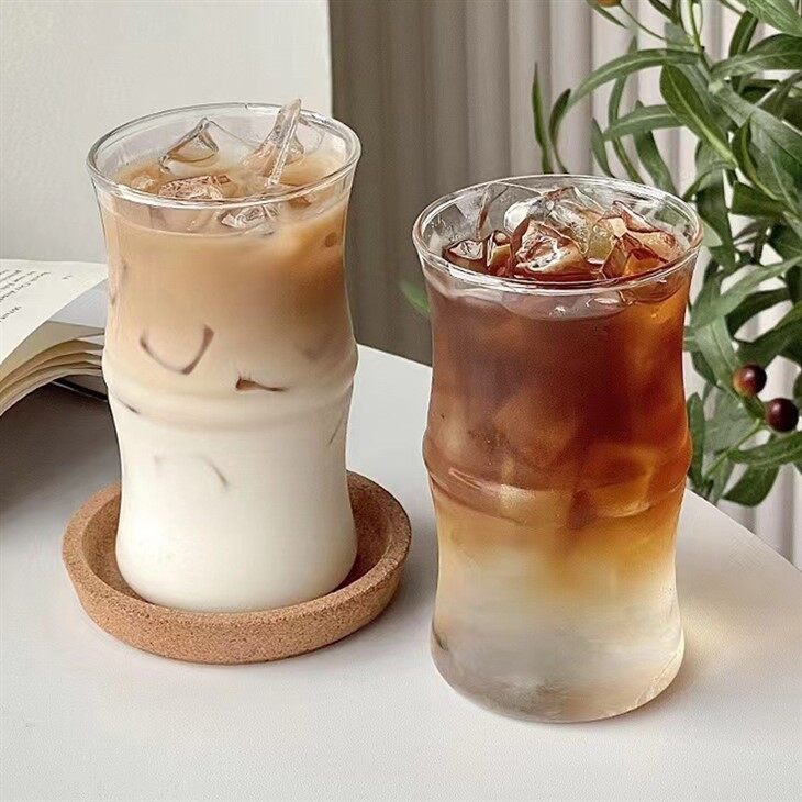 420ML Bamboo Shaped Glass Cup