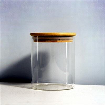 Bamboo Lid Stoture Jar