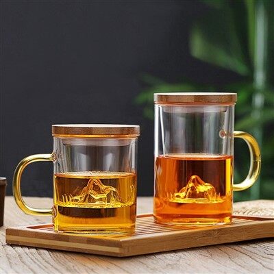 Cangkir teh borosilikat guanshan