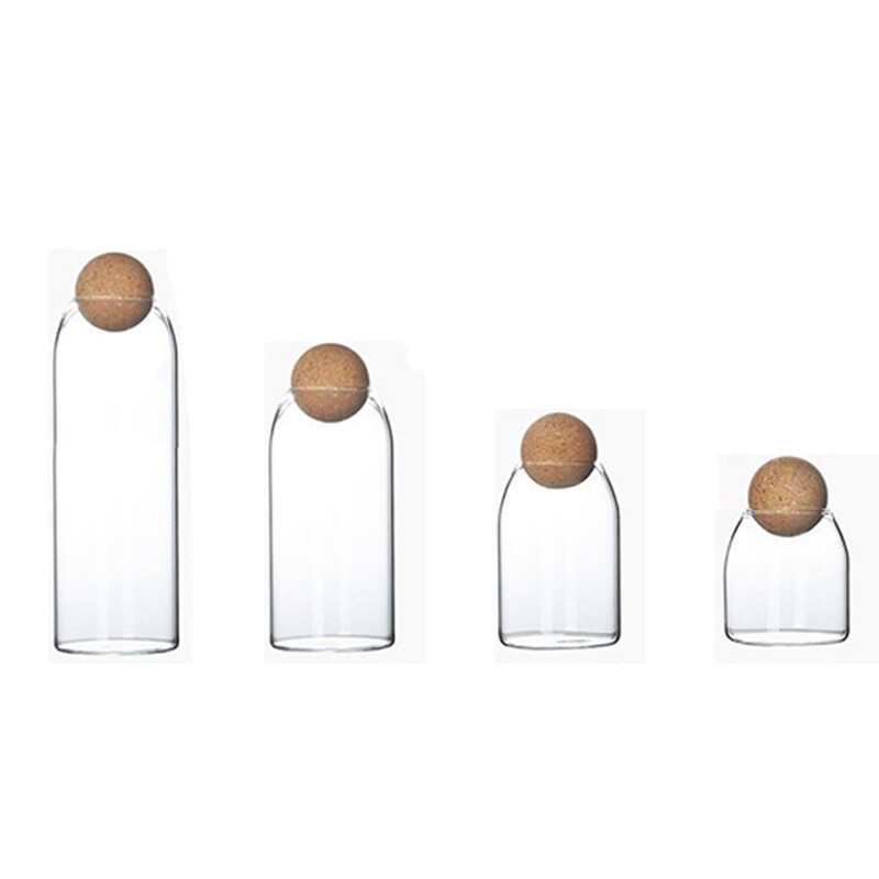 구형 코르크 스낵 저장 용기