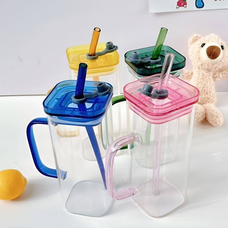 Square tsaw ai Borosilicate Glass Cup