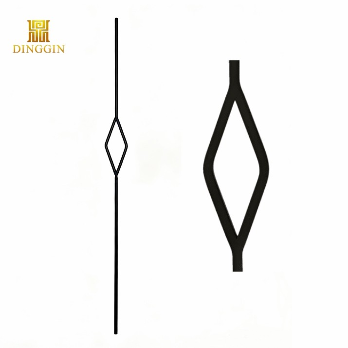 2 Diamond Flat iron baluster