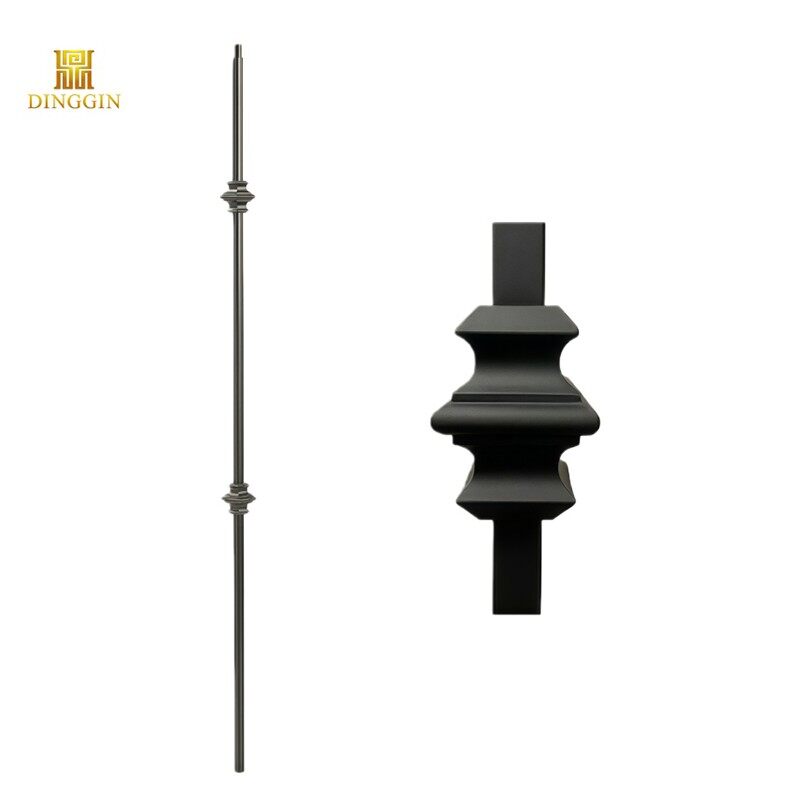 2 Modern Double Knuckle Iron Baluster