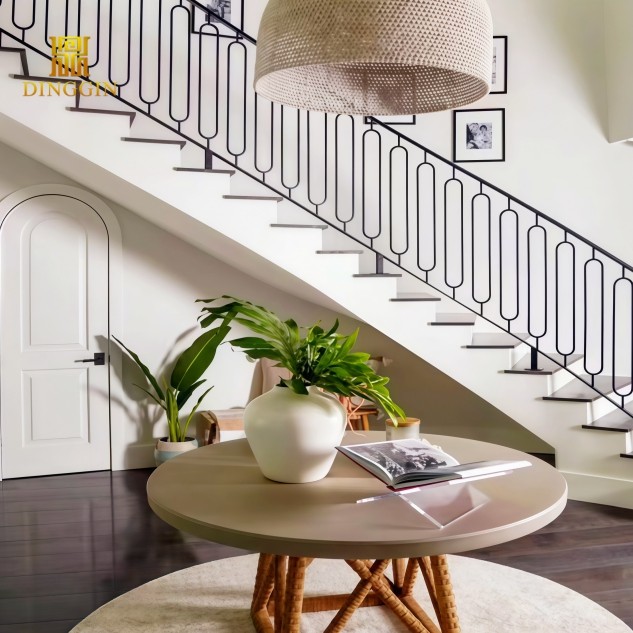 black iron balustrade