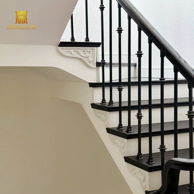 black iron spindles stairs