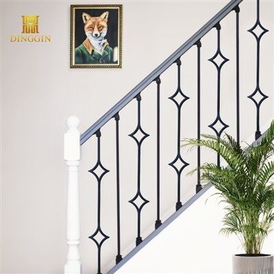 Двойно диамантено модерно вретено от ковано желязо