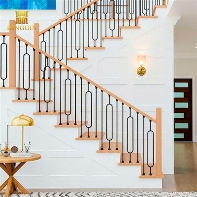 타원형 계단 난간동자 장식 금속 스핀들