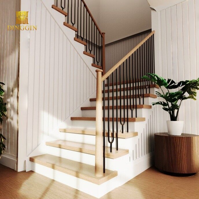 Split Oval Iron Baluster black stair balusters