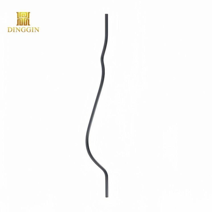 1 Wrought iron belly baluster